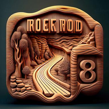 3D model Road 96 game (STL)